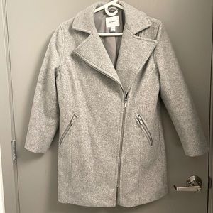 Old Navy Gray Wool Coat